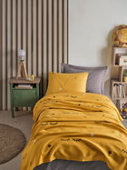 Set cuvertura pique Single, Dide - Yellow, Eponj Home, Bumbac