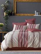 Lenjerie de pat dubla, Rome - White, EnLora Home, 70% bumbac/30% poliester