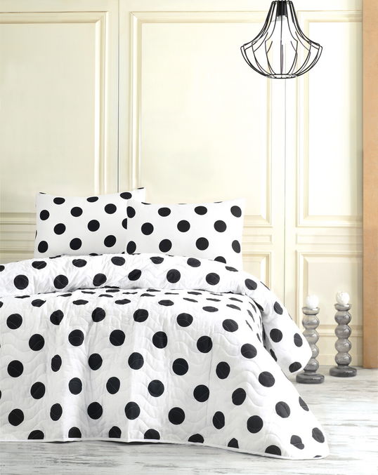 Set cuvertura matlasata Single 160x220 cm, 2 piese, Point, Eponj Home, 65% bumbac/35% poliester