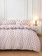 Lenjerie de pat dubla, Love Heart, Pearl Home, 50% bumbac / 50% poliester