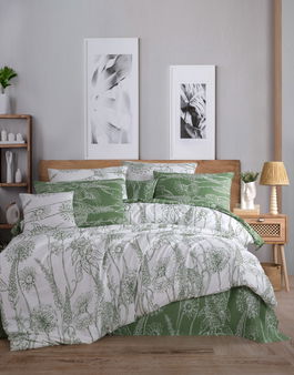 Lenjerie de pat pentru o persoana, Lara - White, Pearl Home, Bumbac Ranforce