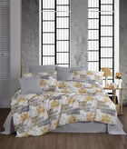Lenjerie de pat pentru o persoana, Serra - Grey, Pearl Home, Bumbac Ranforce