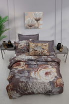 Lenjerie de pat pentru o persoana, 469, Pearl Home, Poliester Satinat