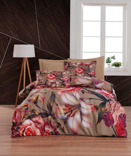 Lenjerie de pat dubla, 470, Pearl Home, Poliester Satinat