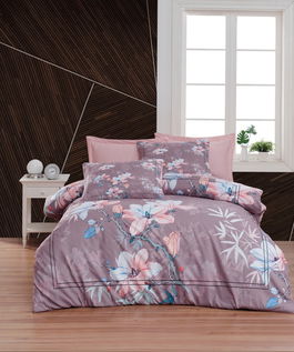 Lenjerie de pat pentru o persoana, 483, Pearl Home, Poliester Satinat