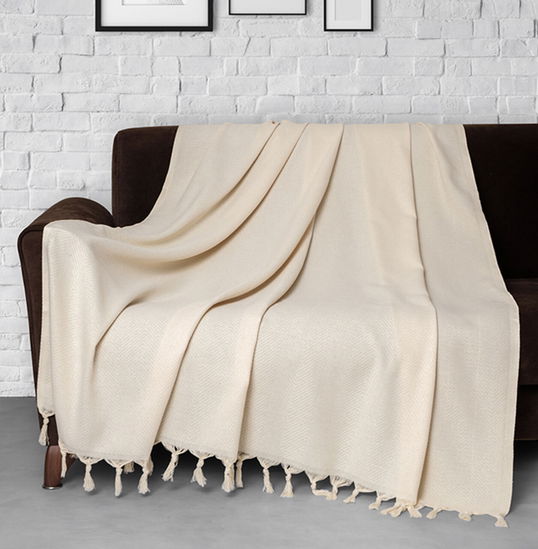 Cuvertura de pat, Trendy - Natural (300), DC Home, Bumbac