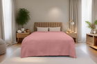 Cuvertura matlasata dubla, Waffle - Pink, ICF Bedroom, Bumbac