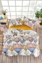 Lenjerie de pat dubla, Cappadocia, Tabu Home, 65% bumbac/35% poliester