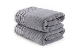 Set prosoape de baie, Hobby, Mayra, Microbumbac, Gri inchis