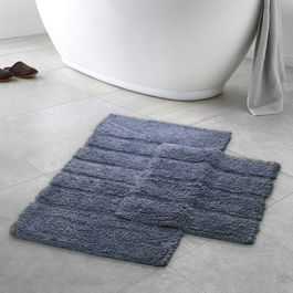 Set covorase de baie, Alanur Home, Milano, Bumbac, Argintiu
