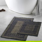Set covorase de baie, Alanur Home, Venedik, Bumbac, Verde/Negru