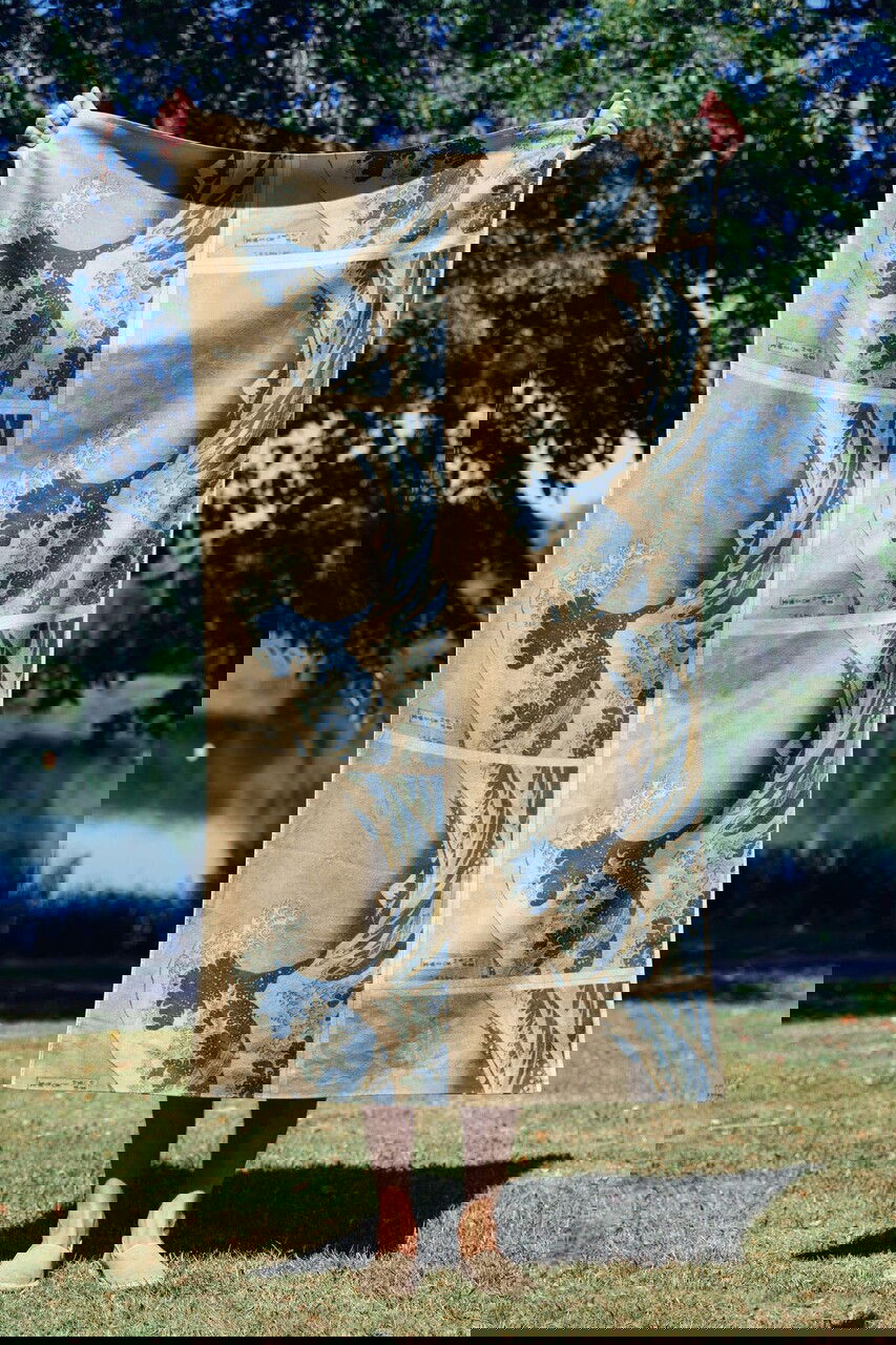 Prosop de plaja, Astacura, The Great Wave 90, 90x150 cm, 70% poliester/30% poliamida, Multicolor