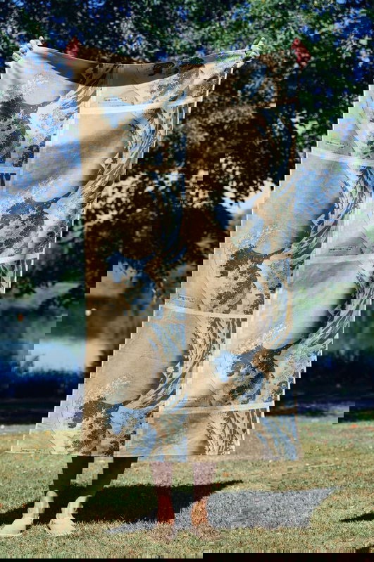 Prosop de plaja, Astacura, The Great Wave 90, 90x150 cm, 70% poliester/30% poliamida, Multicolor