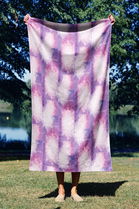 Prosop de plaja, Astacura, Yoga Sunrise 90, 90x150 cm, 70% poliester/30% poliamida, Multicolor