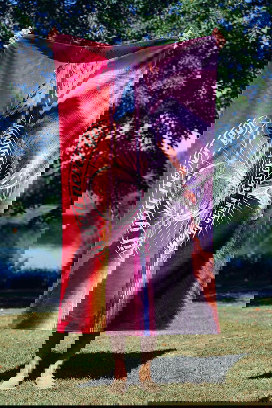 Prosop de plaja, Astacura, You Will Never Know 90, 90x150 cm, 70% poliester/30% poliamida, Multicolor