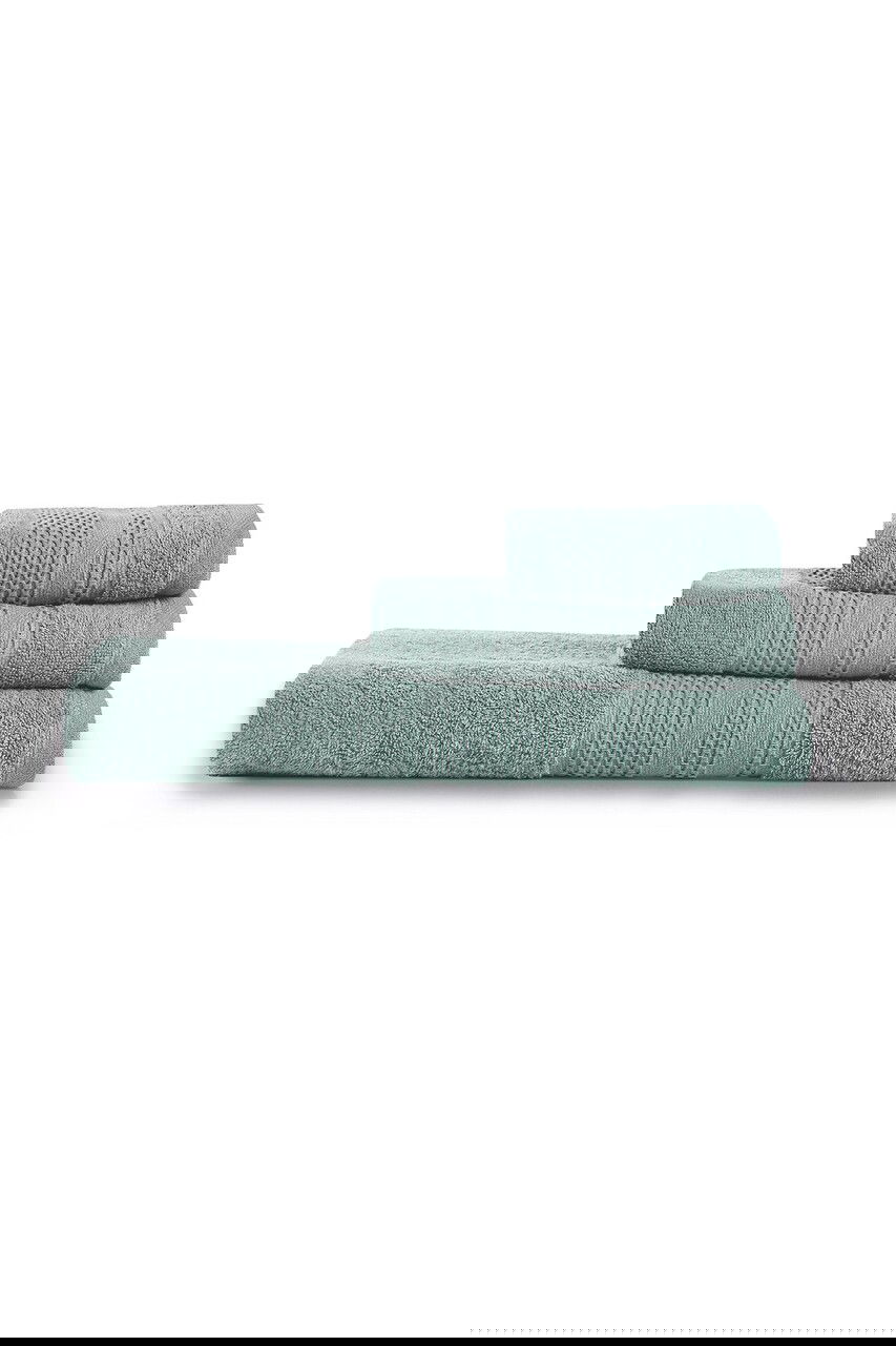 Set prosoape, Whitney, Piramit, Bumbac, Verde