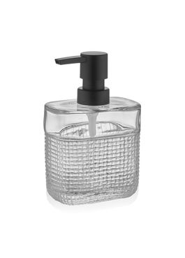 Dozator sapun lichid, Mia, SBN0065, Sticla, Transparent