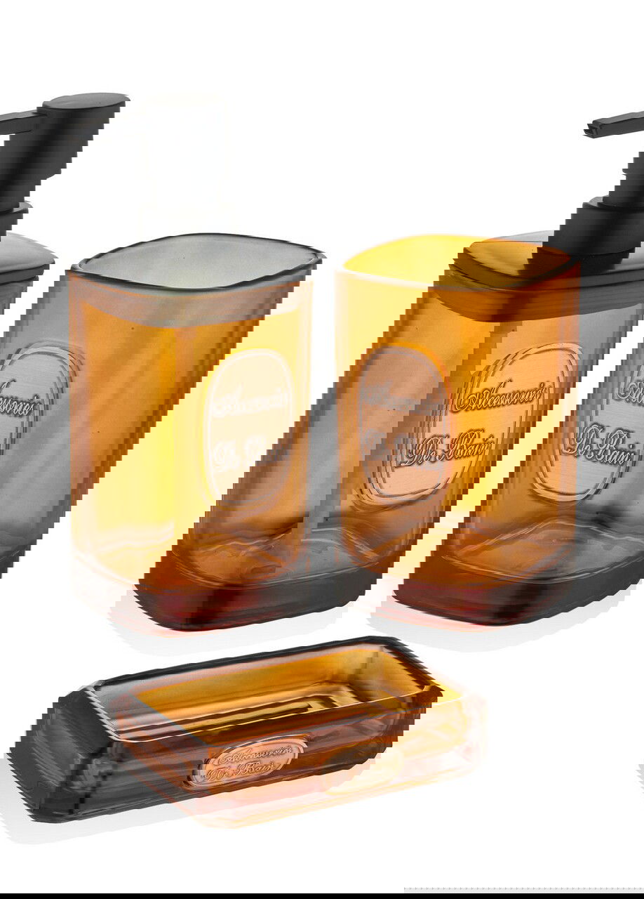 Dozator sapun lichid, Mia, BNY0029, Sticla, Transparent