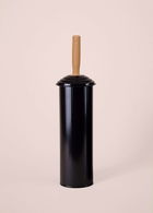 Perie de toaleta, Mia, STP0008, Metal, Negru