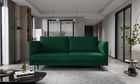 Canapea extensibila 4 locuri ELTAP, SO-REV-35NU, Revi, 215x98x92 cm, lemn/poliester, verde inchis
