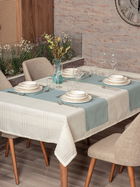 Set fete de masa 2 piese, Jasmine 160 - Cream, Cotton Box, Poliester
