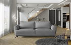 Canapea extensibila 3 locuri ELTAP, Meg22, Megis, 242x95x90 cm, lemn/poliester, gri deschis