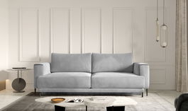 Canapea extensibila 4 locuri ELTAP, SO-DAL-04SO, Dalia, 248x84x95 cm, lemn/poliester, gri deschis