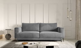 Canapea extensibila 4 locuri ELTAP, SO-DAL-06SO, Dalia, 248x84x95 cm, lemn/poliester, gri