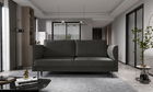 Canapea extensibila 4 locuri ELTAP, SO-REV-05FL, Revi, 215x98x92 cm, lemn/poliester, gri inchis