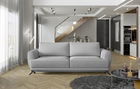 Canapea extensibila 3 locuri ELTAP, Meg04, Megis, 242x95x90 cm, lemn/poliester, gri deschis