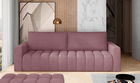 Canapea extensibila 3 locuri ELTAP, Laz13, Lazaro, 247x97x92 cm, lemn/poliester, roz inchis