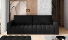 Canapea extensibila 3 locuri ELTAP, Laz15, Lazaro, 247x97x92 cm, lemn/poliester, negru