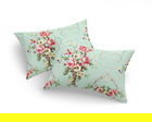 Set 2 fete de perna, Alanur - Mint, Eponj Home, 65% bumbac/35% poliester