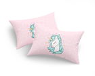 Set 2 fete de perna, Unicorn Dreams - Pink, Eponj Home, 65% bumbac/35% poliester