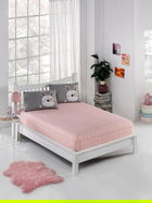 Set de pat pentru o persoana (cearceaf cu elastic si perna) 2 piese, Tavşancık, Eponj Home, 65% bumbac/35% poliester