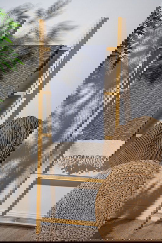 Prosop de plaja, PestemalLand, Baliksirti, Bumbac;Poliester, Albastru indigo