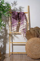 Prosop de plaja, PestemalLand, New Diamond, Bumbac;Poliester, Redbud