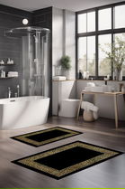 Set covorase de baie, Cartwright, CT-5007, Poliester, Multicolor