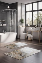Set covorase de baie, Cartwright, CT-5035, Poliester, Multicolor