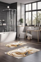 Set covorase de baie, Cartwright, CT-5046, Poliester, Multicolor