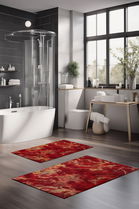 Set covorase de baie, Cartwright, CT-5052, Poliester, Multicolor