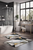 Set covorase de baie, Cartwright, CT-5054, Poliester, Multicolor