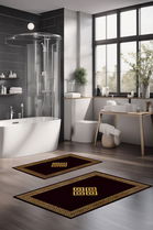 Set covorase de baie, Cartwright, CT-5073, Poliester, Multicolor