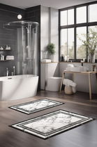 Set covorase de baie, Cartwright, CT-5080, Poliester, Multicolor