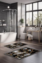 Set covorase de baie, Cartwright, CT-5089, Poliester, Multicolor