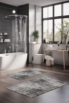 Set covorase de baie, Cartwright, CT-5091, Poliester, Multicolor