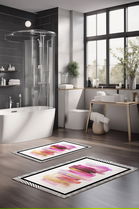 Set covorase de baie, Cartwright, CT-5092, Poliester, Multicolor