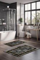 Set covorase de baie, Cartwright, CT-5102, Poliester, Multicolor