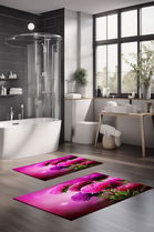 Set covorase de baie, Cartwright, CT-5127, Poliester, Multicolor
