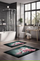 Set covorase de baie, Cartwright, CT-5130, Poliester, Multicolor